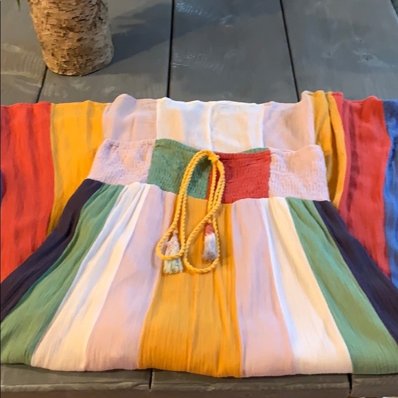 Boho Multicolored Long Skirt - Picture 1 of 5